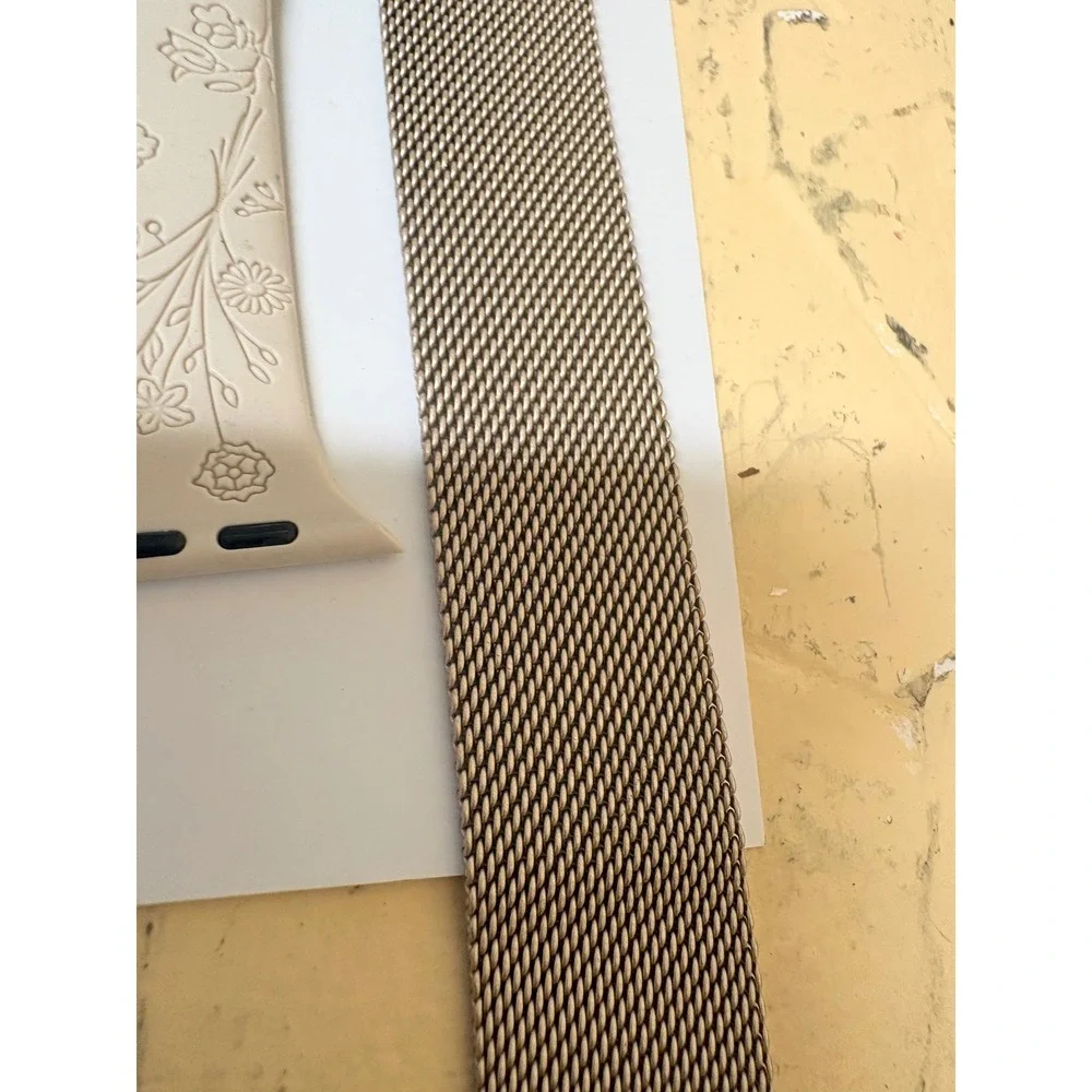 Lot of 14+ Apple Watch Compatible Bands Silicone Floral Leather Milanese Mesh